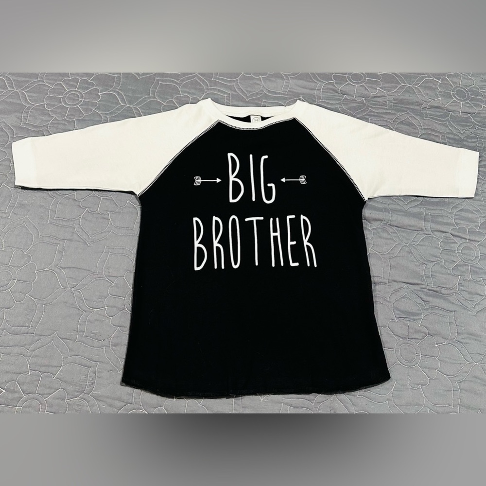 Big  Brother Raglan shirt 
Size 3